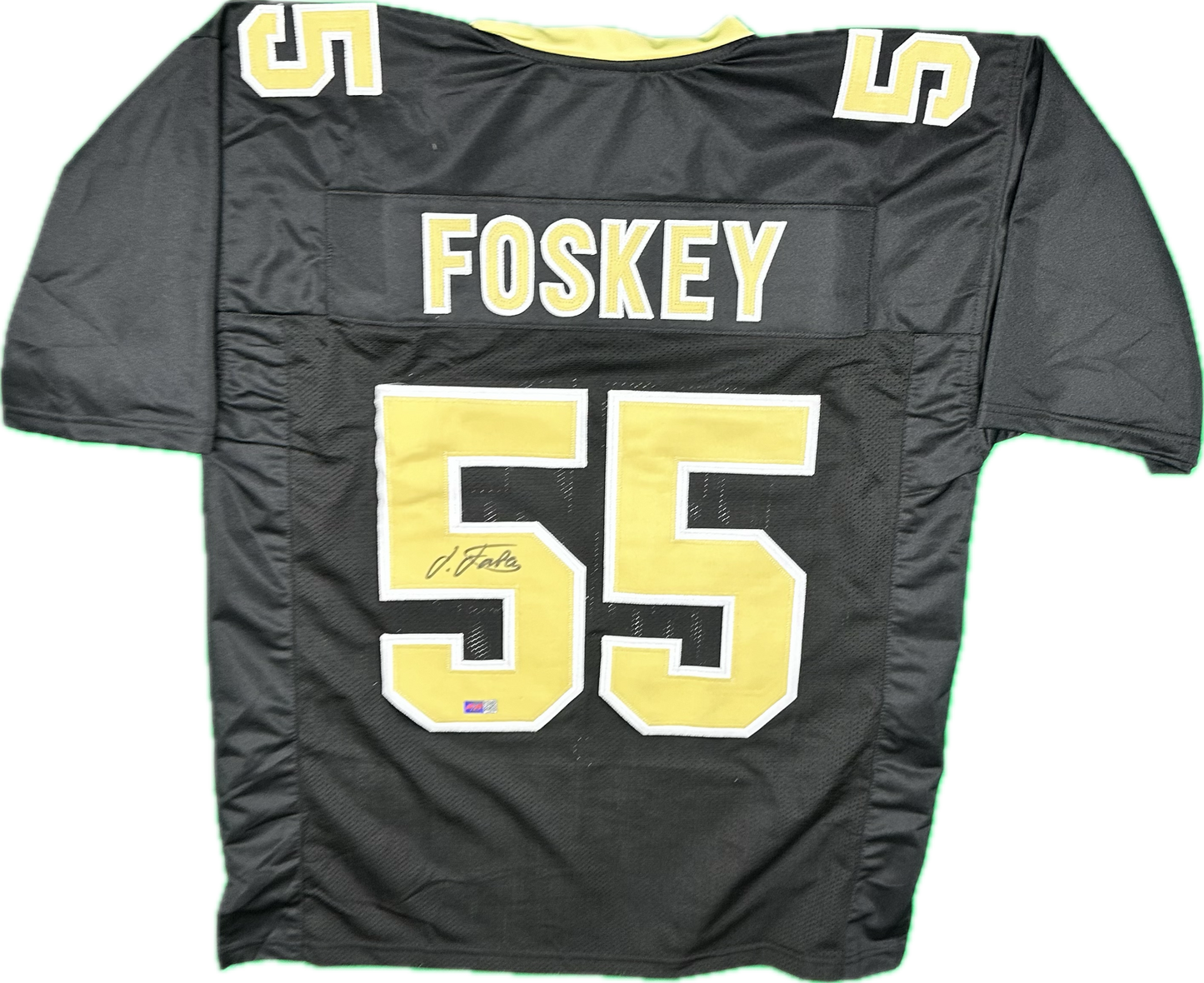 Isaiah Foskey Custom New Orleans Autographed Football Jersey (PIA/JSA)