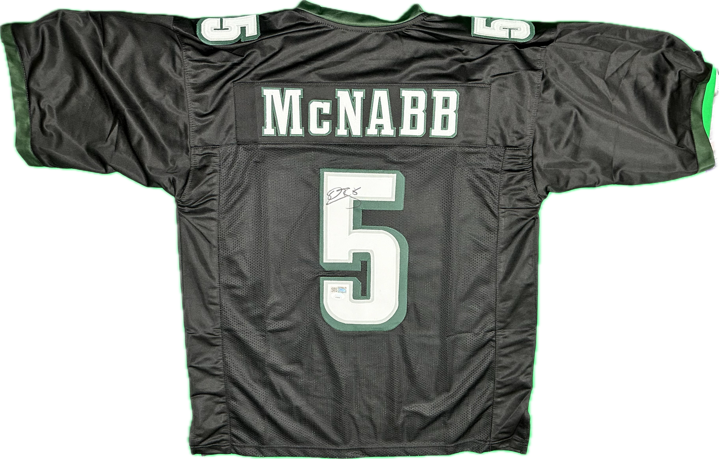 Donovan McNabb Signed Custom Black Philadelphia Home Football Jersey (PIA/JSA)