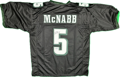 Donovan McNabb Signed Custom Black Philadelphia Home Football Jersey (PIA/JSA)