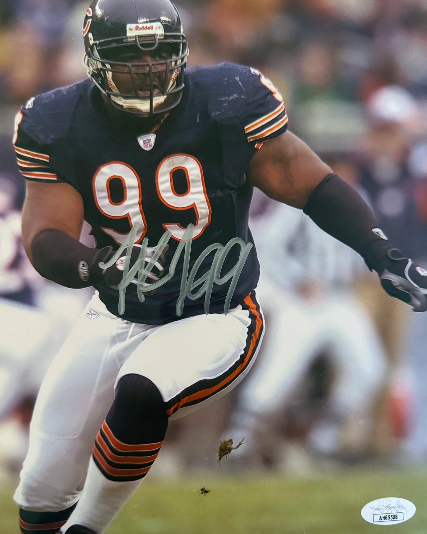 Tank Johnson Bears Autographed Photo 8x10 JSA