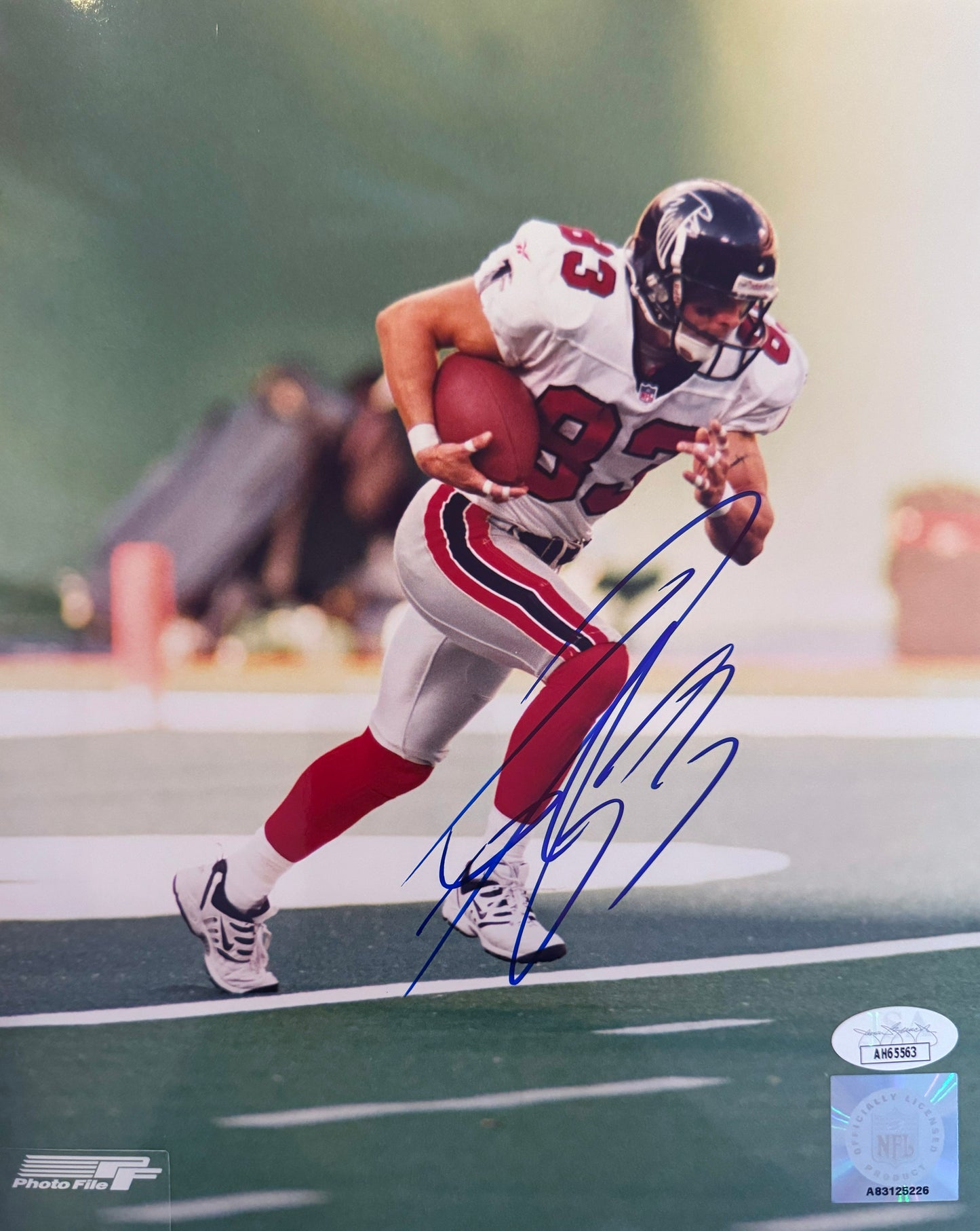 Tim Dwight Atlanta Autographed Photo 8x10 JSA