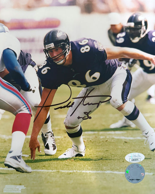 Todd Heap Baltimore Autographed Photo 8x10 JSA