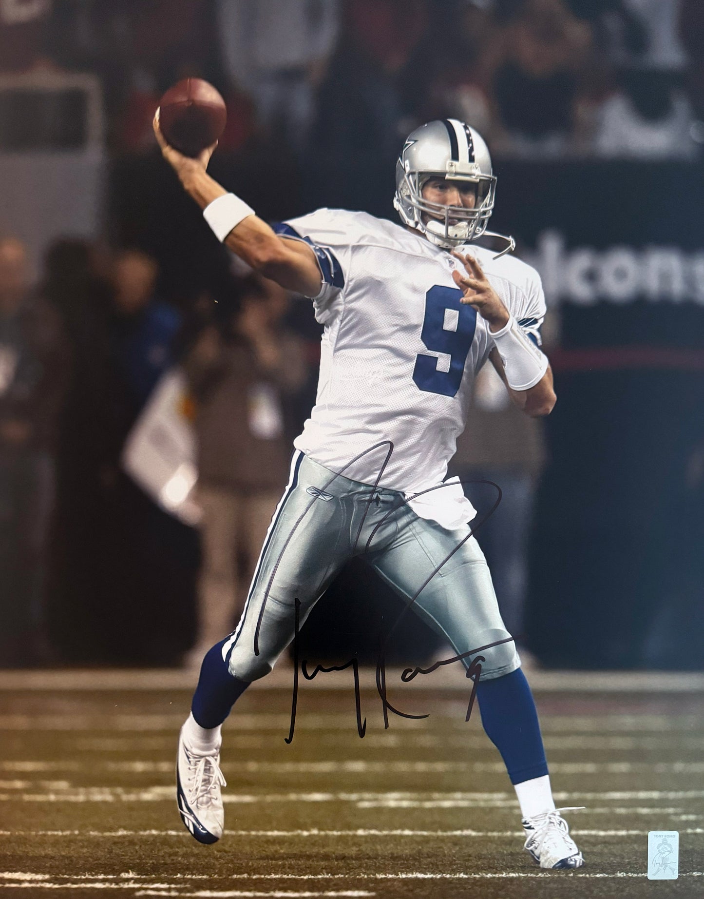 Tony Romo Signed 16x20 Dallas Autographed Photograph Player Holo