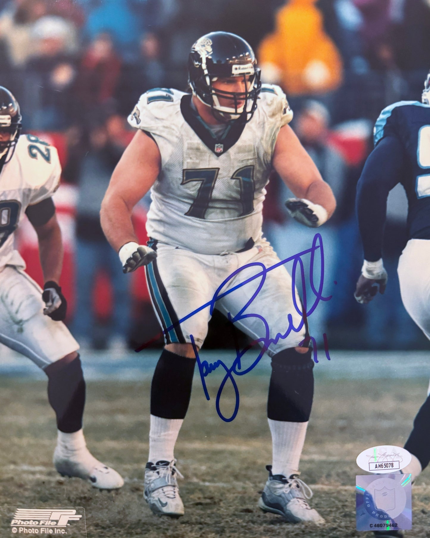 Tony Boselli Jacksonville Autographed Photo 8x10 JSA