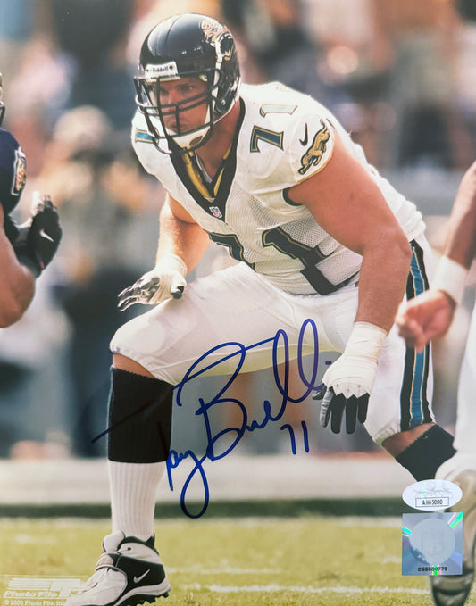 Tony Boselli Jacksonville Autographed Photo 8x10 JSA