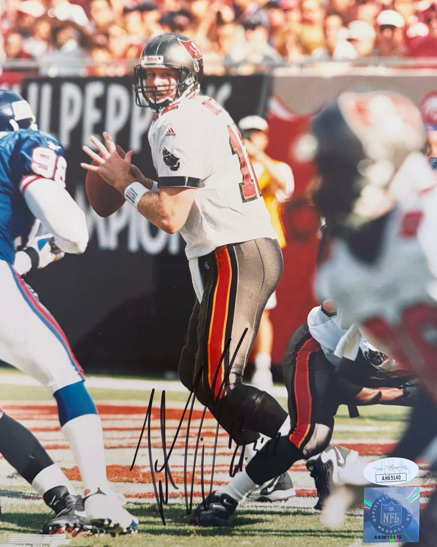 Trent Dilfer Tampa Bay Autographed Photo 8x10 JSA