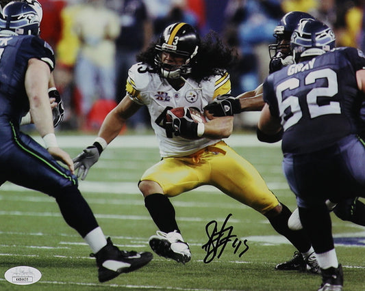 Troy Polamalu Pittsburgh Autographed Photo 8x10 JSA