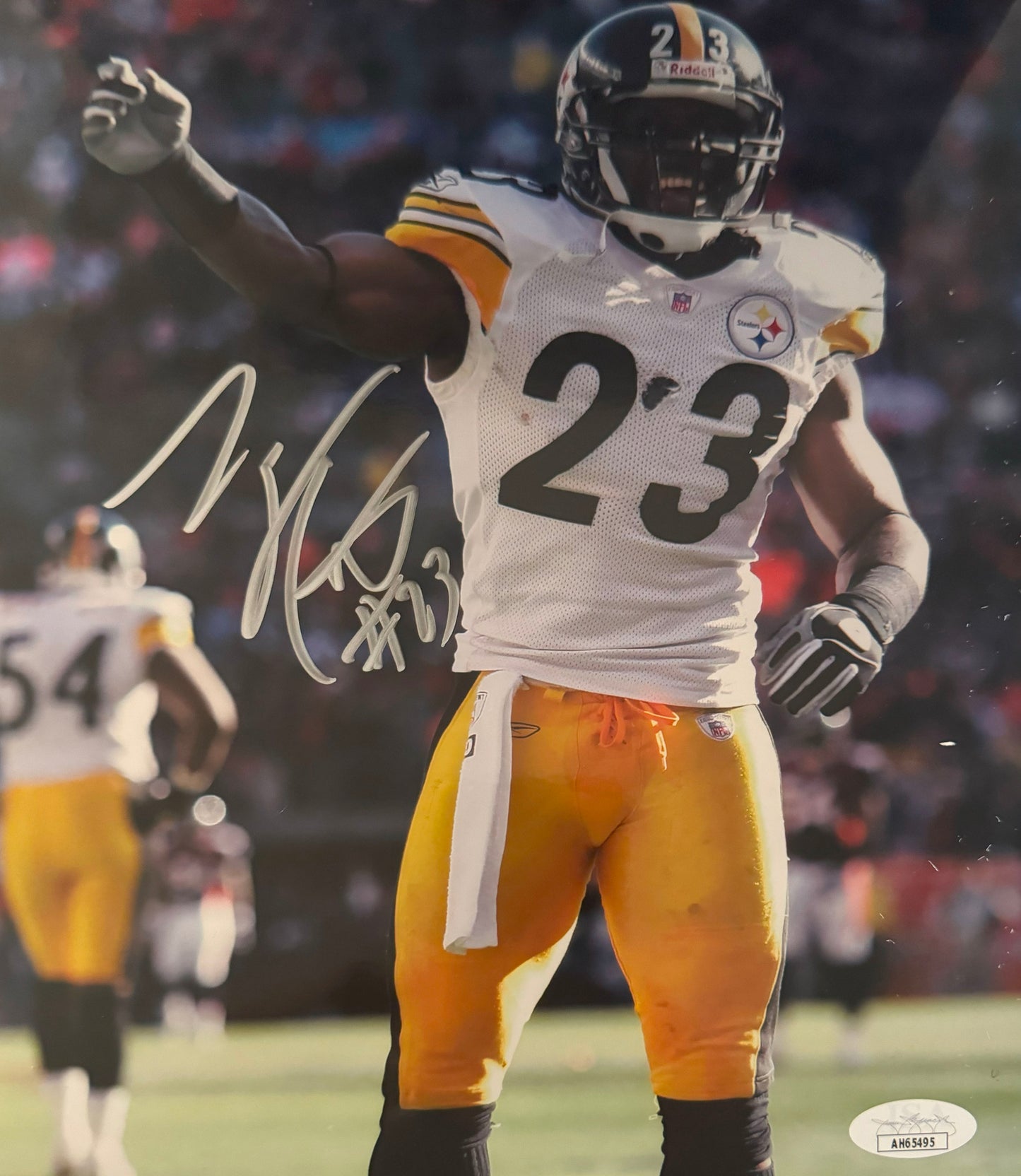 Tyrone Carter Pittsburgh Autographed Photo 8x10 JSA