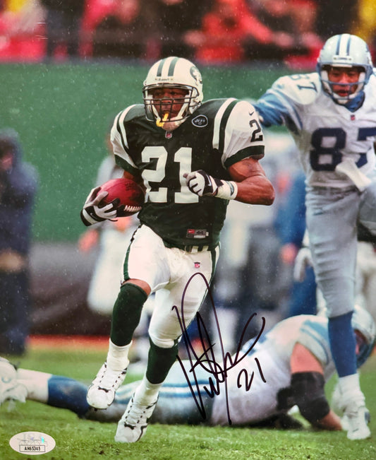 Victor Green New York Autographed Photo 8x10 JSA