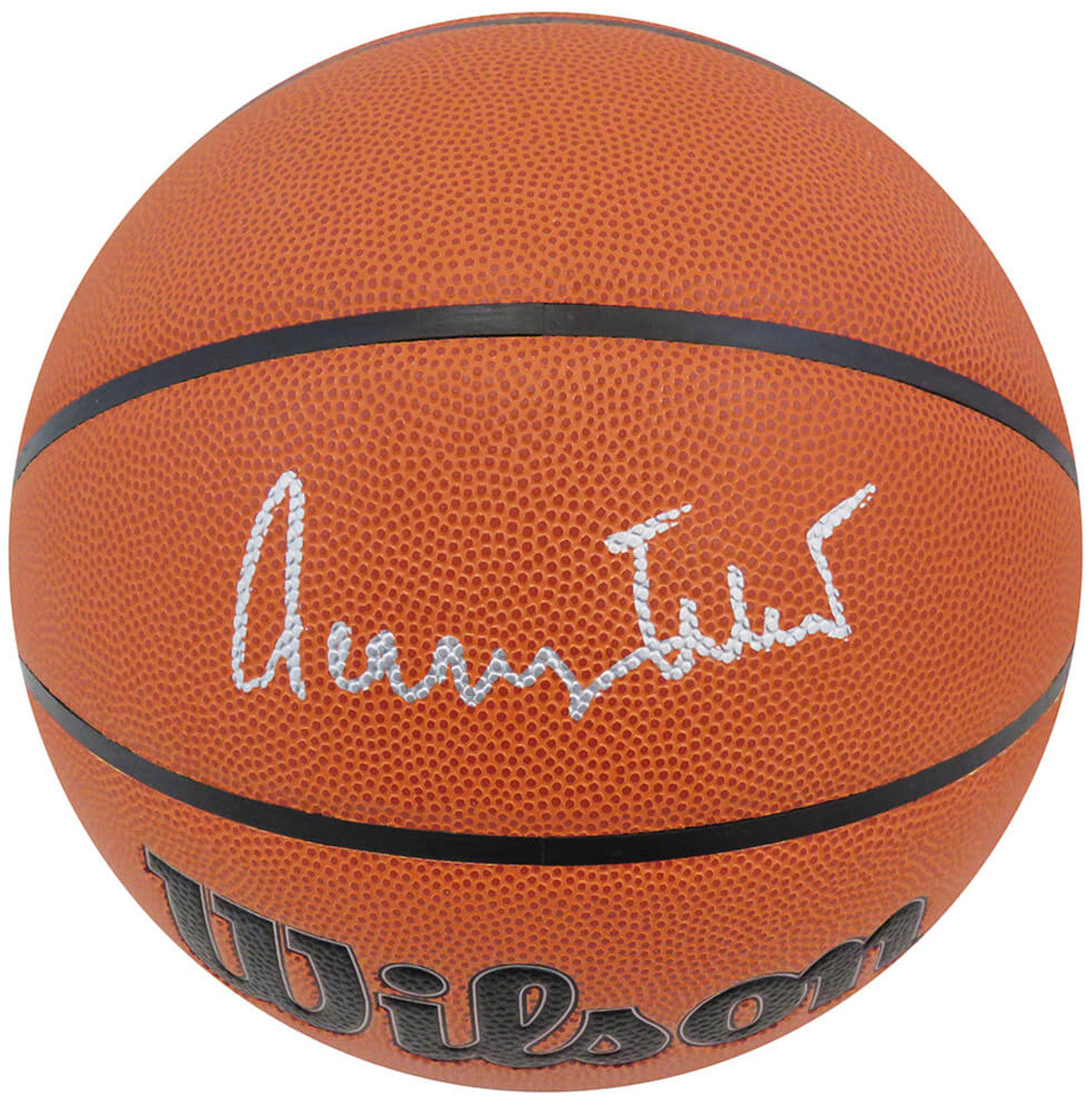 Jerry West Autographed Basketball Los Angeles Signed Basketball (PIA/JSA)