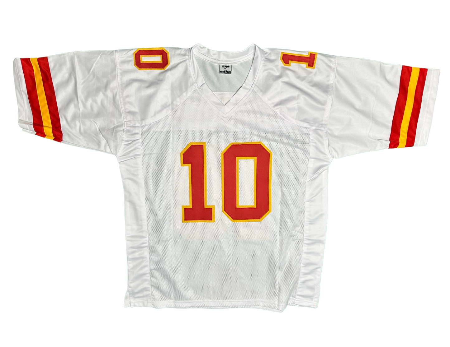 Isiah Pacheco Signed White Super Bowl Chiefs Custom Autographed Football Jersey (PIA/JSA)