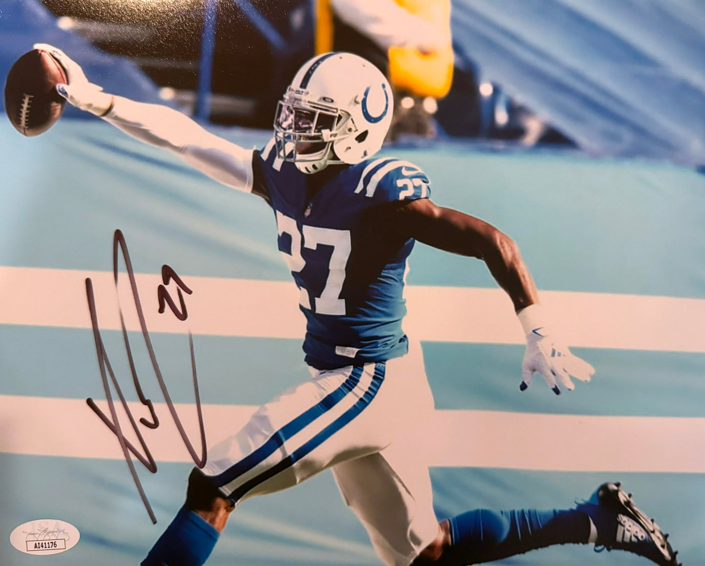 Xavier Rhodes Indianapolis Autographed Photo 8x10 JSA