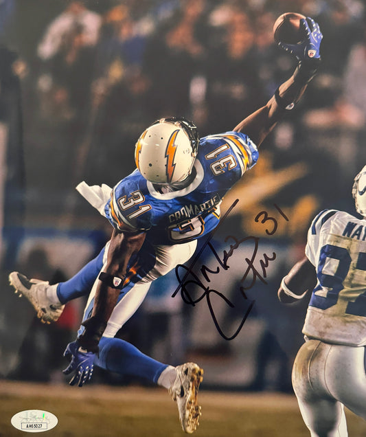 Antonio Cromartie Los Angeles Signed 8x10 Autographed Photo JSA