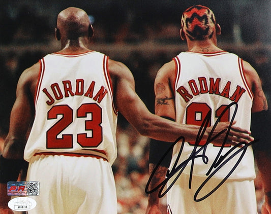 Dennis Rodman Chicago Autographed Photo 8x10 PIA