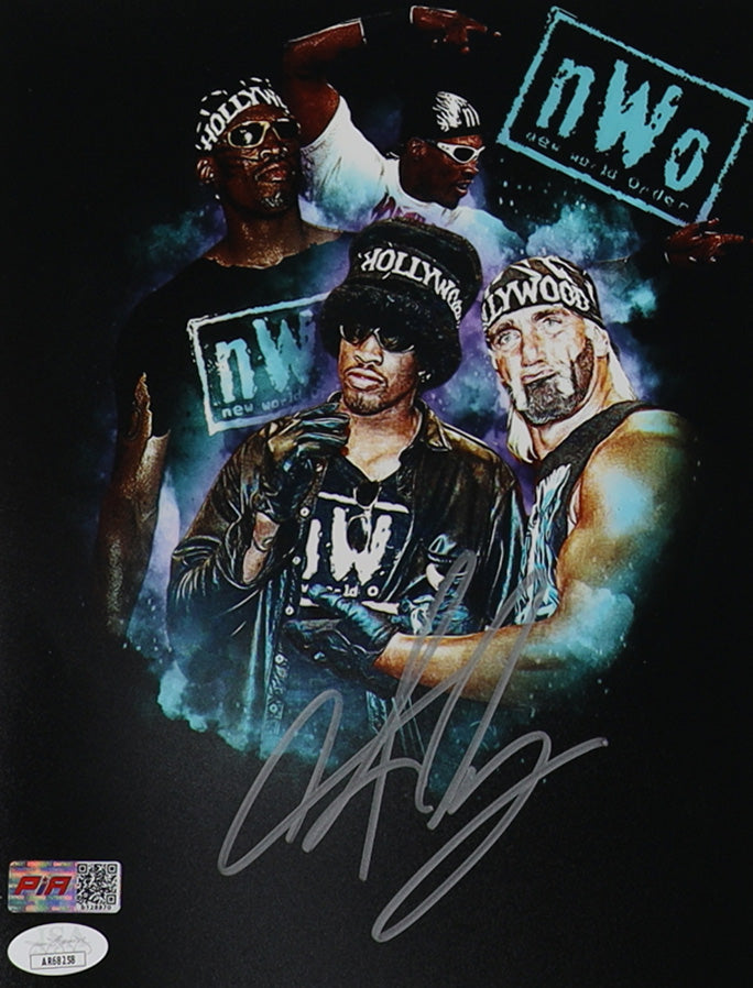 Dennis Rodman NWO Autographed Photo 8x10 PIA