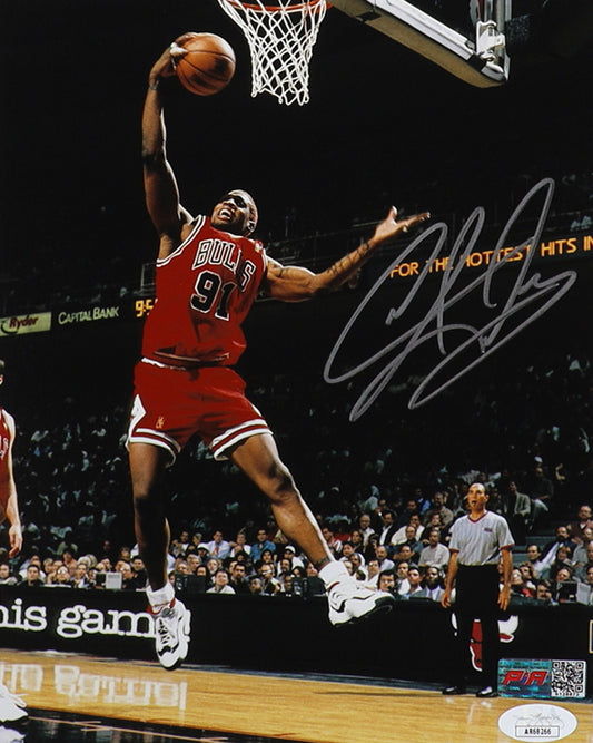 Dennis Rodman Chicago Autographed Photo 8x10 PIA