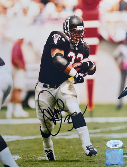 Jamal Anderson Atlanta Autographed Photo 8x10 JSA