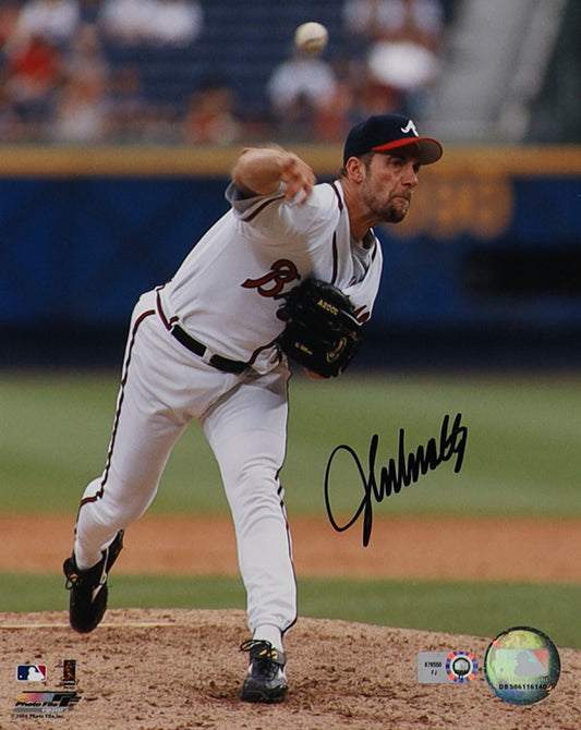 John Smoltz Atlanta Autographed Photo 8x10 MLB Authentication