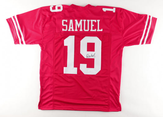 Deebo Samuel Signed San Fran Red Football Jersey (JSA)