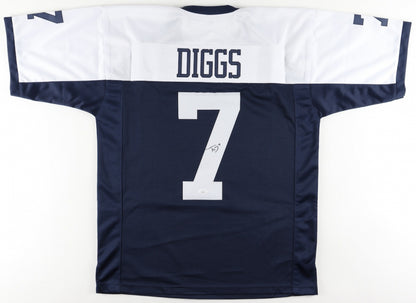 Trevon Diggs Dallas Custom Autographed Football Jersey (PIA/JSA)