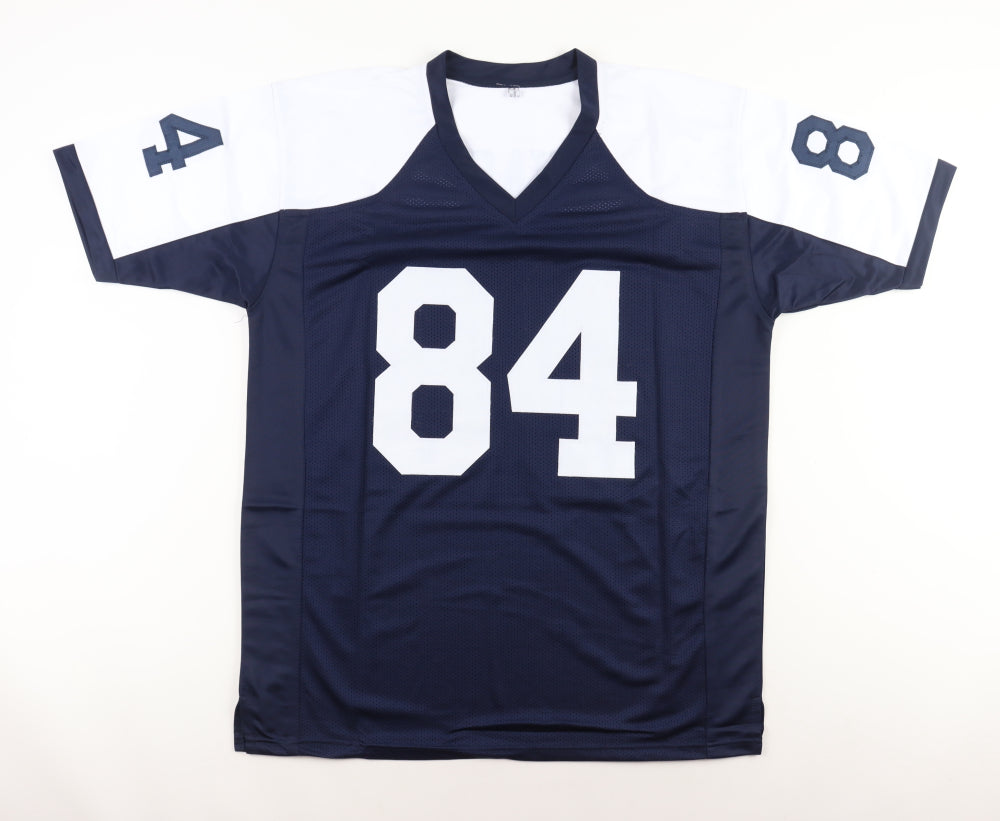 Jay Novacek Signed Thanksgiving Day Custom Autographed Football Jersey (PIA/JSA)