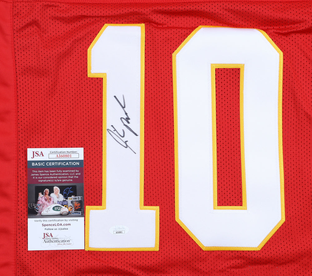 Isiah Pacheco Signed Kansas Custom Autographed Football Jersey (PIA/JSA)