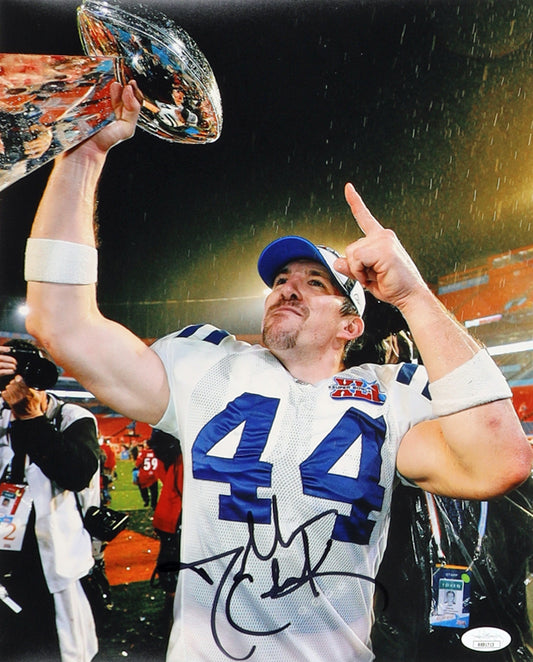 Dallas Clark Signed 11x14 Autographed Colts Photograph PIA