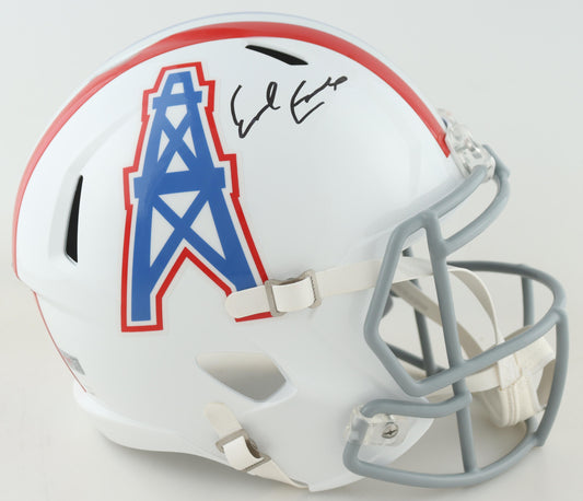 Earl Campbell Signed FullSize Helmet Houston Football Helmet (PIA/JSA)