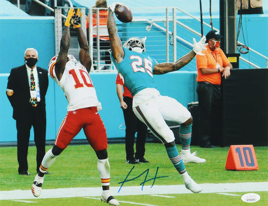 Xavien Howard Signed 11x14 Autographed Colts Photograph JSA vers KC