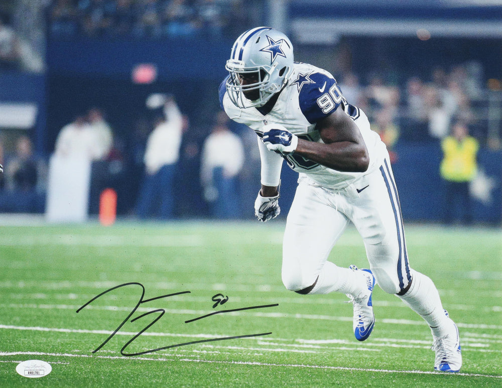 Demarcus Lawrence Signed 8x10 Dallas Autographed Cowboys Photograph JSA