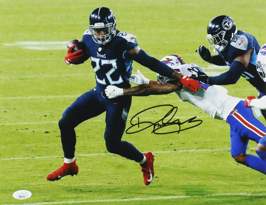 Derrick Henry Signed 11x14 Autographed Titans Photograph JSA Vers Bills