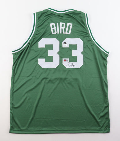 Larry Bird Autographed Custom Boston Signed Jersey (PIA/JSA)