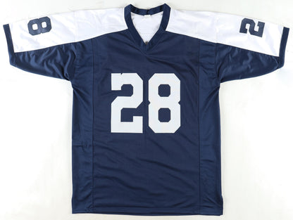 Malik Hooker White Custom Autographed Football Jersey (PIA/JSA)