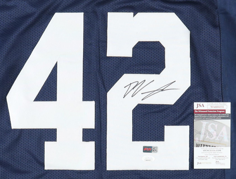 Deuce Vaughn Signed Thanksgiving White Football Jersey (PIA/JSA)