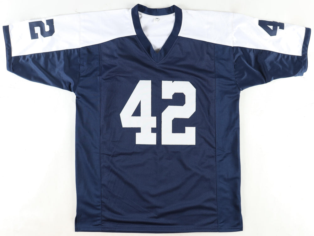 Deuce Vaughn Signed Thanksgiving White Football Jersey (PIA/JSA)