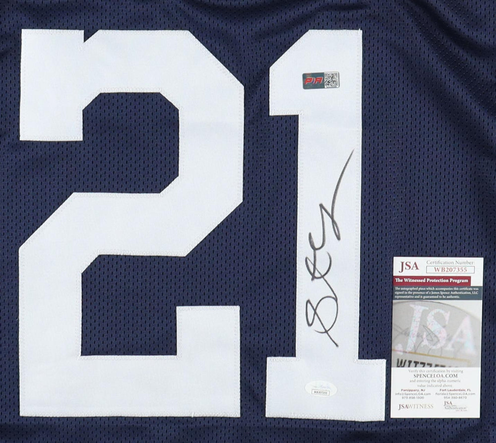 Stephon Gilmore Signed Thanksgiving Custom Football Autographed Jersey (PIA/JSA)