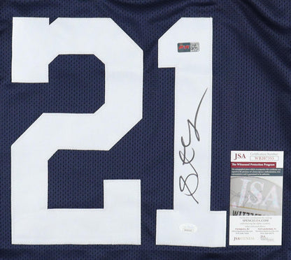 Stephon Gilmore Signed Thanksgiving Custom Football Autographed Jersey (PIA/JSA)