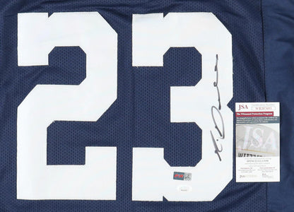 Rico Dowdle Signed Thanksgiving Custom Autographed Football Jersey (PIA/JSA)