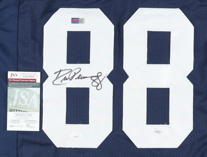 Drew Pearson Signed Thanksgiving Custom Football Autographed Jersey (PIA/JSA)