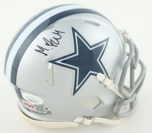 Markquese Bell Signed Dallas Silver Speed Mini Football Helmet (PIA/JSA)