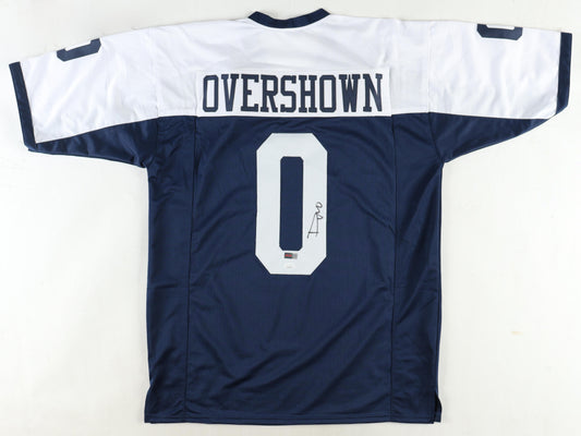 DeMarvion Overshown Signed Thanksgiving Custom Football Autographed Jersey (PIA/JSA)