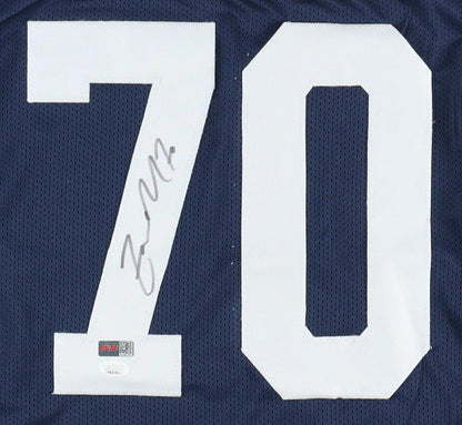 Zach Martin Signed Thanksgiving White Football Jersey (PIA/JSA)