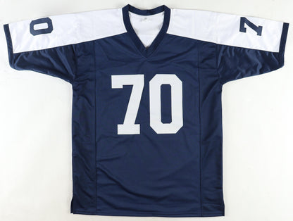 Zach Martin Signed Thanksgiving White Football Jersey (PIA/JSA)