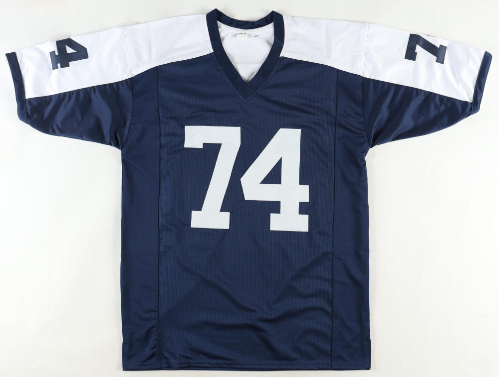 Bob Lilly Signed Thanksgiving Custom Autographed Football Jersey (PIA/JSA)