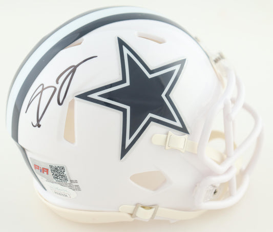 Stephon Gilmore Signed Dallas White Speed Mini Football Helmet (PIA/JSA)