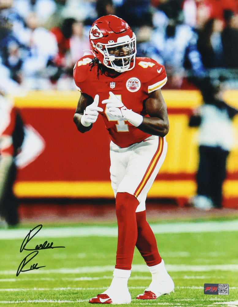 Rashee Rice Signed 11x14 Kansas City Autographed Photograph PIA