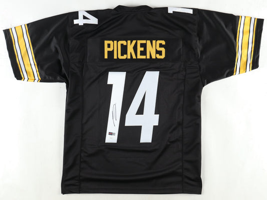 George Pickens Signed Pittsburgh Custom Autographed Black Football Jersey (PIA/JSA)