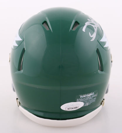 Jalen Hurts Signed Eagles Throwback Speed Mini Football Helmet (JSA)