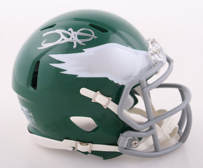 Jalen Hurts Signed Eagles Throwback Speed Mini Football Helmet (JSA)