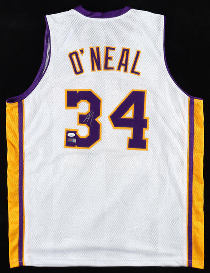 Shaquille O'Neal Signed Lakers Jersey Autographed Basketball Jersey (PIA/JSA)